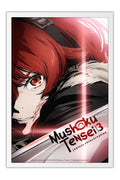 Poster Mushoku Tensei: Jobless Reincarnation - Animes - Moldura branca