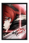 Poster Mushoku Tensei: Jobless Reincarnation - Animes - Moldura preta