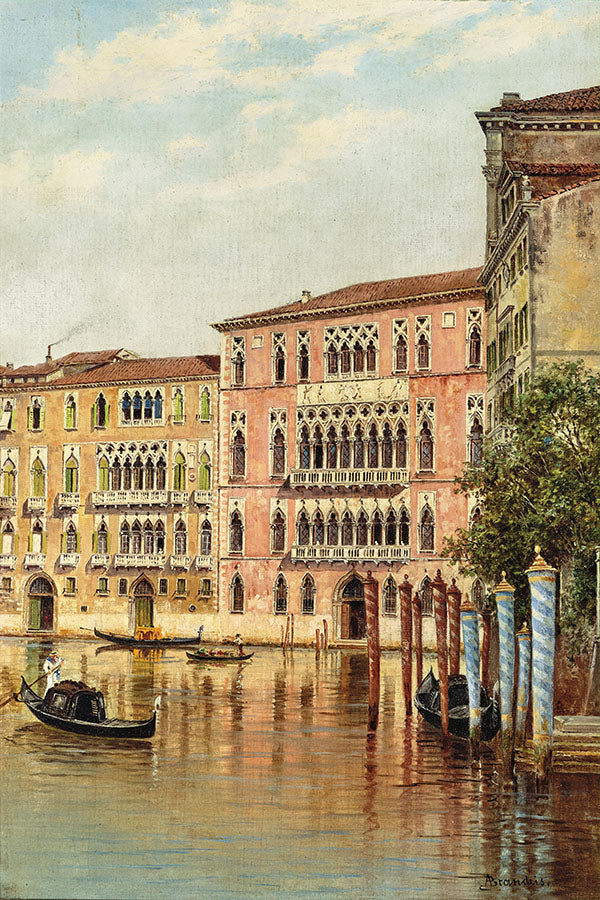 Poster Grande Canal de Veneza - Antonietta Brandeis - Obras de Arte - Pôster sem moldura