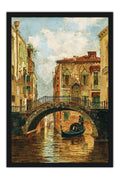 Poster Ponte de Veneza - Antonietta Brandeis - Obras de Arte - Moldura preta