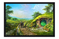 Poster Casa Hobbit no Condado - O Senhor dos Anéis - Obras de Arte - Moldura preta