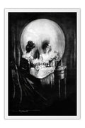 Poster All Is Vanity - Charles Allan Gilbert - Obras de Arte - Moldura branca