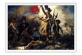 Poster A Liberdade Guiando o Povo Eugene Delacroix - Obras de Arte
