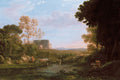 Poster Pastoral with the Arch of Constantine - Claude Lorrain - Obras de Arte - Pôster sem moldura