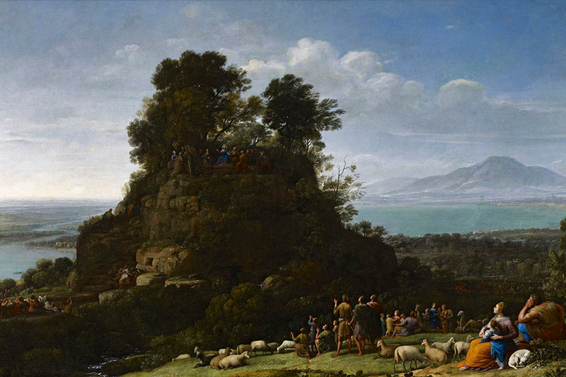 Poster The Sermon on the Mount - Claude Lorrain - Obras de Arte - Pôster sem moldura