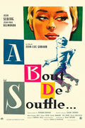 Poster Acossado - À Bout de Souffle - Jean-Luc Godard - Filmes - Pôster sem moldura