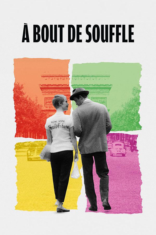 Poster Acossado - À Bout de Souffle - Jean-Luc Godard - Filmes - Pôster sem moldura