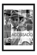 Poster Acossado - À Bout de Souffle - Jean-Luc Godard - Filmes - Moldura preta