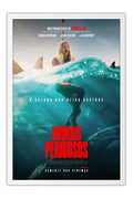 Poster Animais Perigosos - Dangerous Animals - Terror - Filmes - Moldura branca