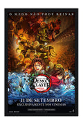 Poster Demon Slayer: Kimetsu no Yaiba - Castelo Infinito - Filmes - Moldura preta