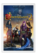 Poster Descendentes 2 - Descendants - Fantasia - Musical - Filmes - Moldura branca