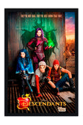 Poster Descendentes - Descendants - Fantasia - Musical - Filmes - Moldura preta