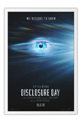 Poster Dia D - Disclosure Day - Ficção Científica - Filmes - Moldura branca