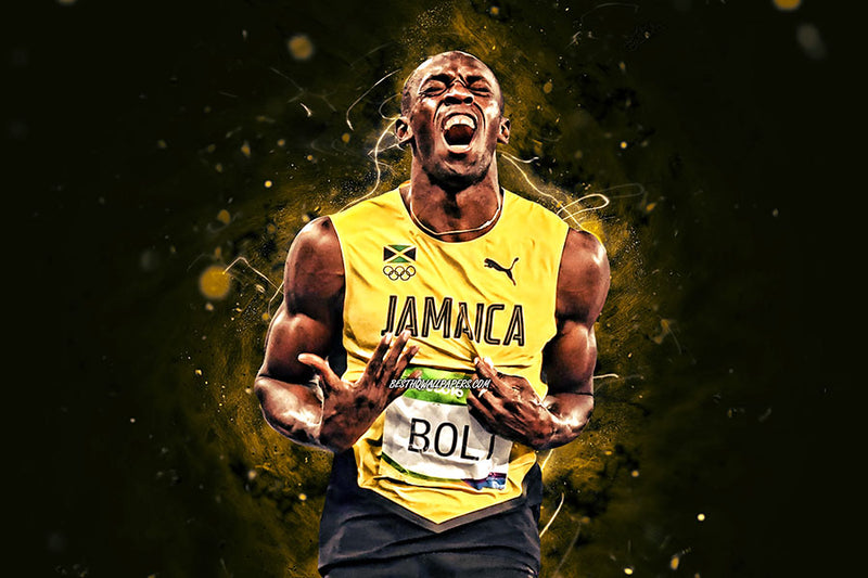 Poster Usain Bolt - Velocista - Esportes