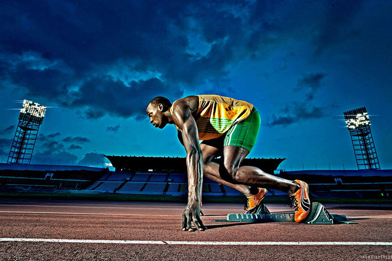 Poster Usain Bolt - Velocista - Esportes