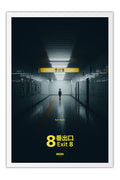 Poster Exit 8 - Terror - Filmes - Moldura branca