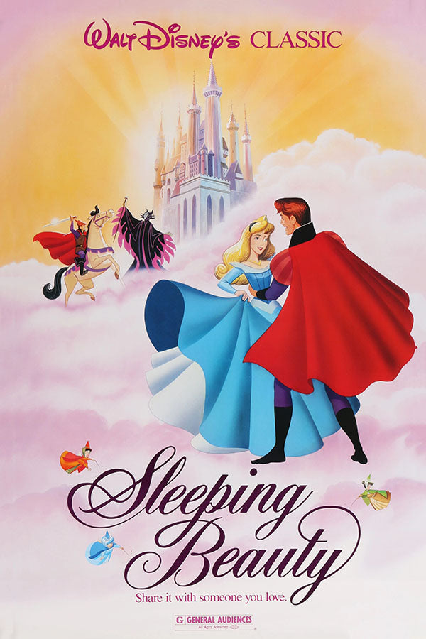 Poster A Bela Adormecida - Sleeping Beauty - Disney - Vintage - Clássico - Filmes - Pôster sem moldura