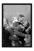 Poster A Felicidade Não se Compra - It’s a Wonderful Life - Vintage - Clássico - Filmes - Moldura preta