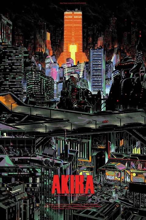 Poster Akira - Cyberpunk - Clássico - Cult - Animes - Pôster sem moldura
