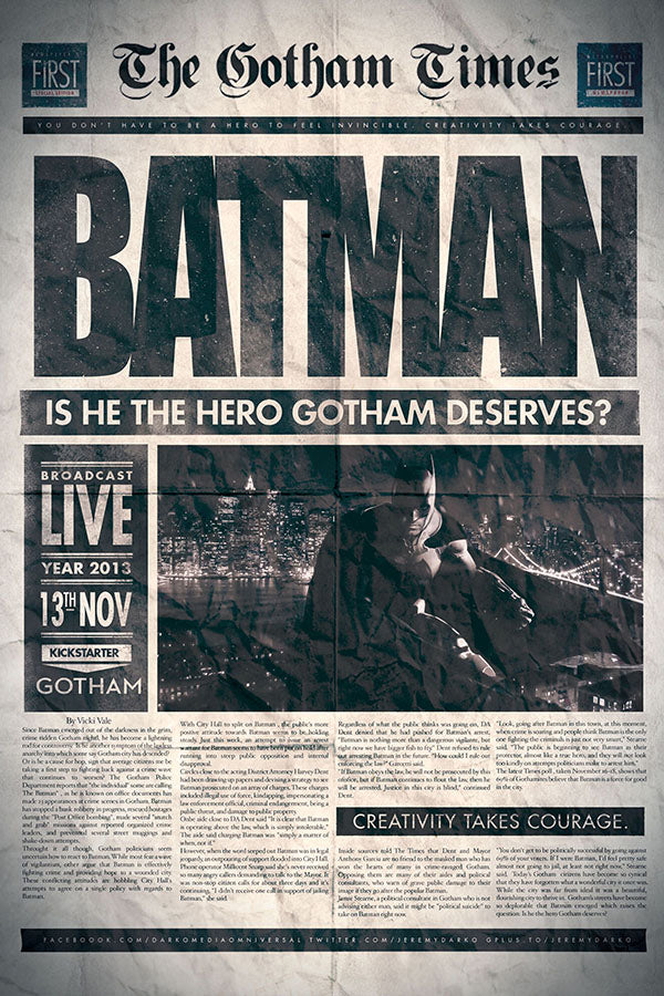 Poster Batman: O Cavaleiro das Trevas - Coringa - Filmes - Pôster sem moldura