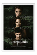 Poster Crepúsculo - Twilight - Robert Pattinson e Kristen Stewart - Filmes - Moldura branca