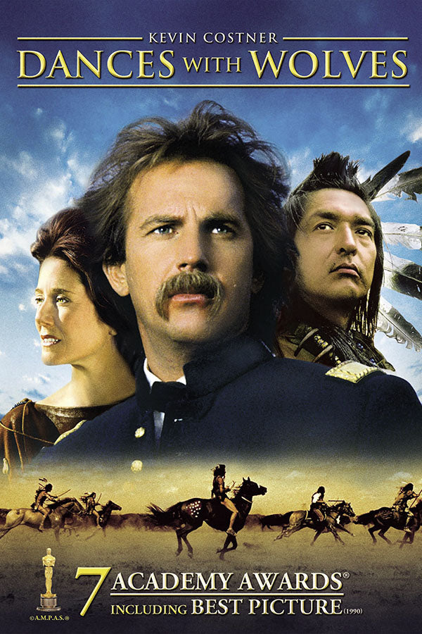 Poster Dança com Lobos - Dances with Wolves - Kevin Costner - Faroeste - Clássico - Filmes - Pôster sem moldura