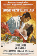 Poster E o Vento Levou - Gone with the Wind - Vivien Leigh - Vintage - Clássico - Filmes - Pôster sem moldura