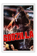 Poster Godzilla Kaiju - Filmes - Moldura branca