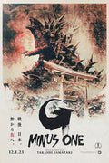 Poster Godzilla Minus One Kaiju - Japonês - Filmes - Pôster sem moldura