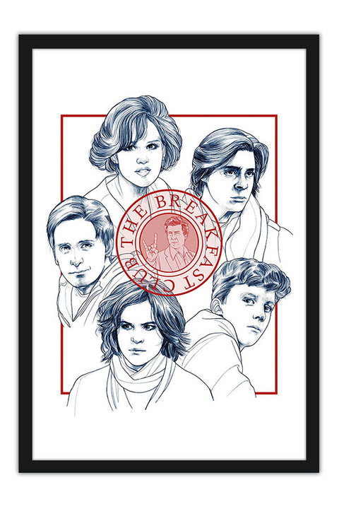 Poster The Breakfast Club - Clube dos Cinco - Filme