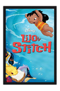 Poster Lilo & Stitch - Disney - Animação - Filmes - Moldura preta
