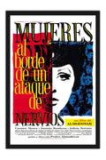 Poster Mulheres à Beira de um Ataque de Nervos - Pedro Almodóvar - Cult - Filmes - Moldura preta
