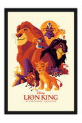 Poster O Rei Leão - The Lion King - Disney - Clássico - Filmes - Moldura preta