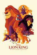 Poster O Rei Leão - The Lion King - Disney - Clássico - Filmes - Pôster sem moldura