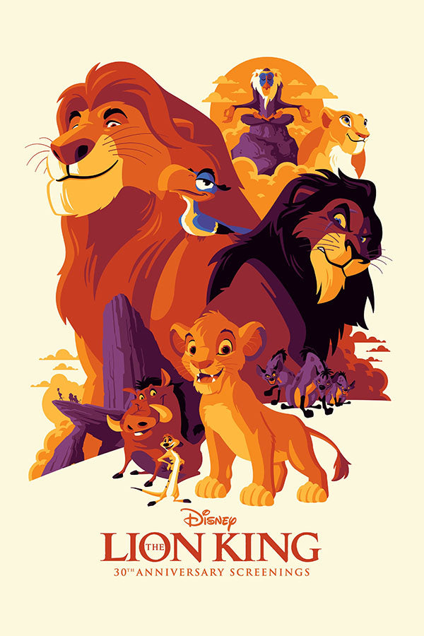 Poster O Rei Leão - The Lion King - Disney - Clássico - Filmes - Pôster sem moldura
