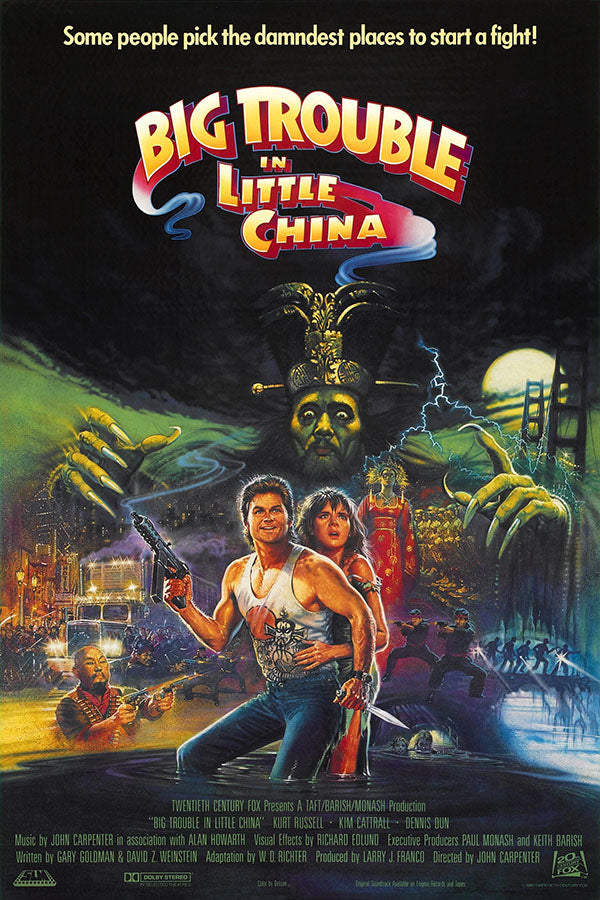 Poster Os Aventureiros do Bairro Proibido - John Carpenter - Cult - Filmes - Pôster sem moldura