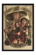 Poster O Senhor dos Anéis - The Lord of the Rings - Fantasia - Filmes - Moldura preta