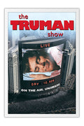 Poster O Show de Truman - The Truman Show - Jim Carrey - Cult - Filmes - Moldura branca