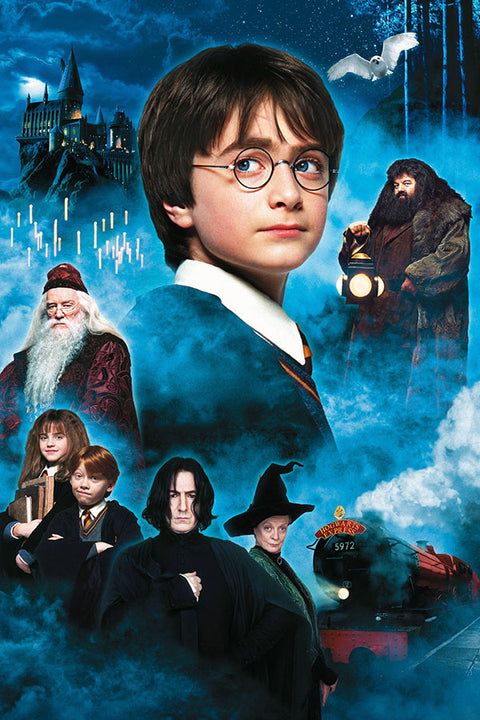 Poster Harry Potter 1 e a Pedra Filosofal - Sem Texto - Filmes