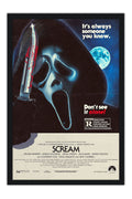 Poster Pânico - Scream - Ghostface - Terror - Cult - Filmes - Moldura preta