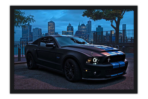 Poster Ford Mustang Gt500 Shelby Jellybean - Carros