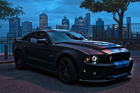 Poster Ford Mustang Gt500 Shelby Jellybean - Carros