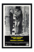 Poster Perdidos na Noite Midnight Cowboy Dustin Hoffman - Vintage - Clássico - Filmes - Moldura preta