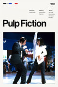 Poster Pulp Fiction: Tempo de Violência Tarantino - Fotografia Vintage - Filmes - Pôster sem moldura