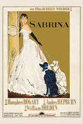 Poster Sabrina Audrey Hepburn Humphrey Bogart - Vintage - Clássico - Filmes - Pôster sem moldura