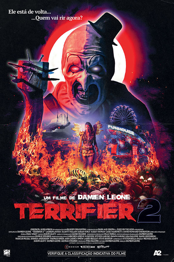Poster Terrifier 2 - Art the Clown - Terror - Filmes - Pôster sem moldura