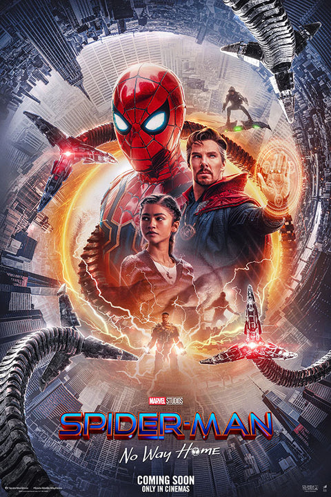 Poster  Spider Man: No Way Home - Homem Aranha: Sem Volta pra Casa - Filmes