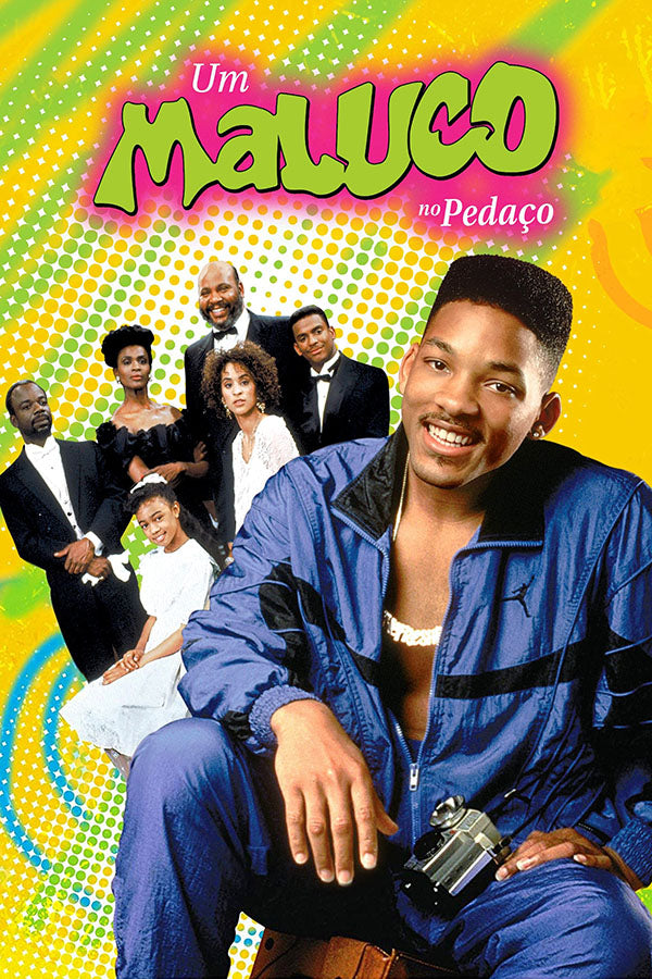 Poster Um Maluco no Pedaço - The Fresh Prince of Bel-Air - Will Smith - Séries - Pôster sem moldura