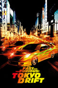 Poster Velozes e Furiosos Desafio em Toquio Tokyo Drift Carros - Filmes - Pôster sem moldura