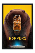 Poster Cara de um Focinho de Outro - Hoppers - Animação - Ficção Científica - Filmes - Moldura preta